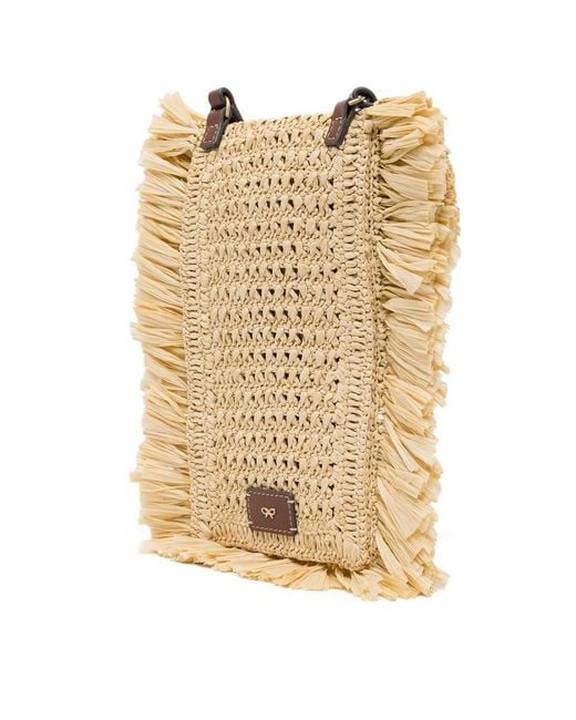Anya Hindmarch Natural Tassel Shoulder Bag