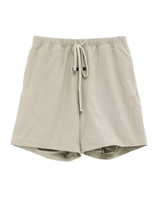 Fear Of God Natural Elastic Waist Shorts for men