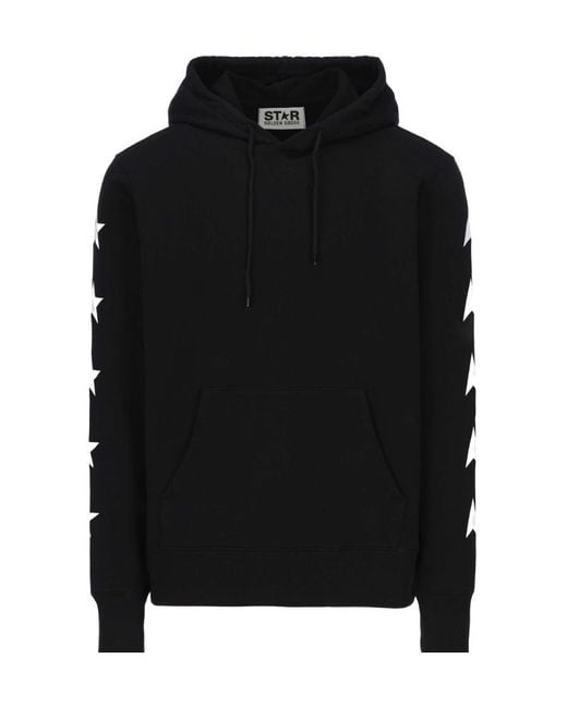 Golden Goose Deluxe Brand Black Star Alighiero Hoodie for men
