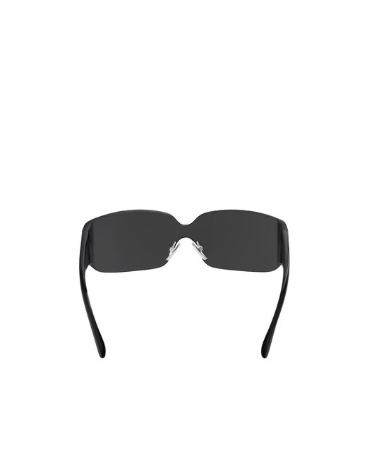 Balenciaga Black Eyewear Mono Square Frame Sunglasses