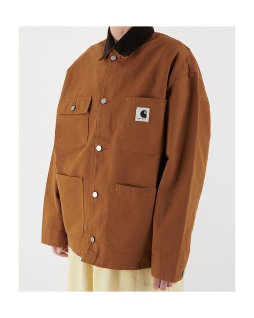 Carhartt Brown Long-Sleeved Work Jacket