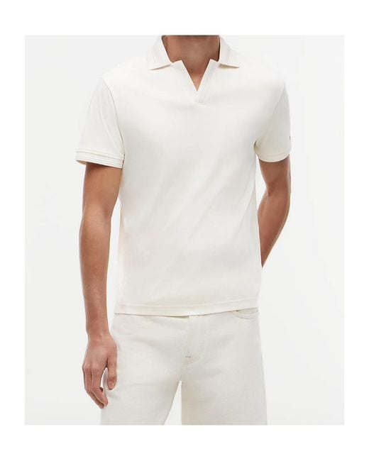 Tommy Hilfiger White Regular-Fit Short-Sleeve Cotton Polo Shirt for men