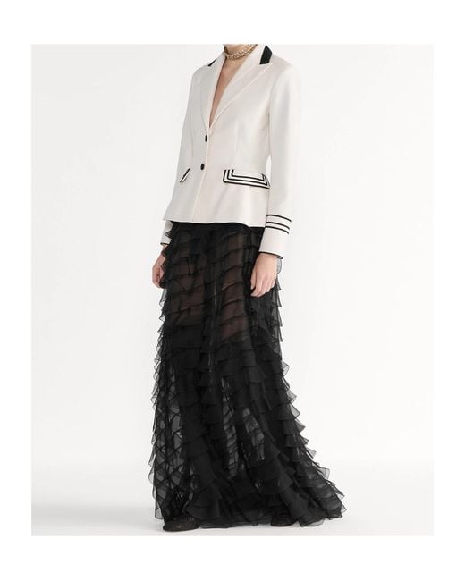 Dior White Christian Single-Breasted Fitted Jacket