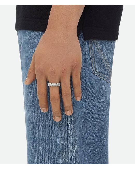 Bottega Veneta White Pen Ring