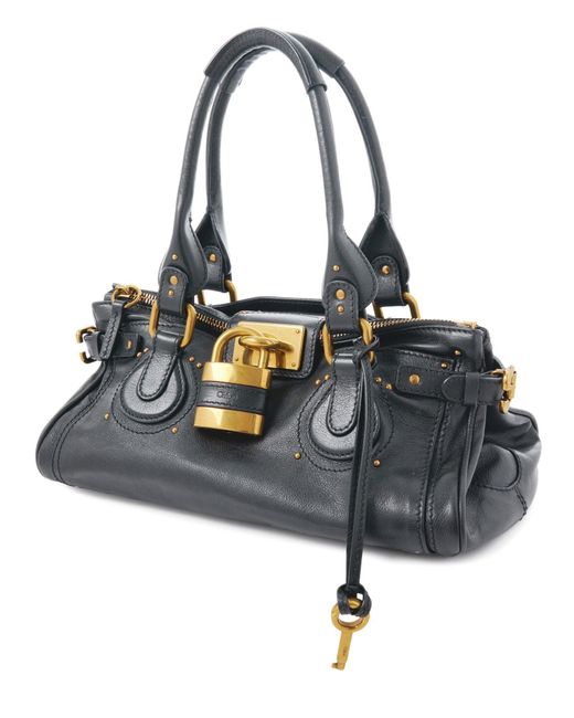 Chloé Black Paddington Handbag