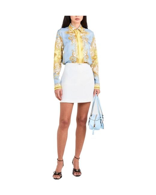 Versace White Printed Shirt