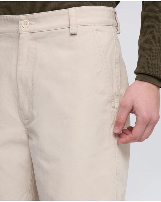 Aspesi Natural Pleated Bermuda Shorts for men