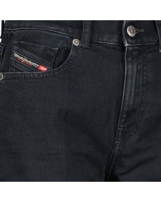 DIESEL Black Wide-Leg Jeans