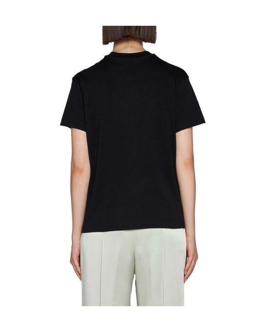 Jil Sander Black Logo Patch Crewneck 3 Pack T-Shirt