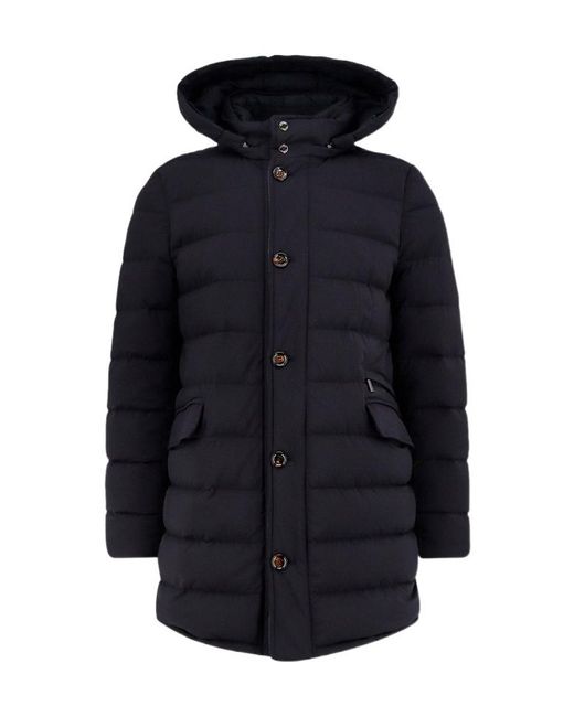 Moorer Blue Calandri Padded Jacket for men
