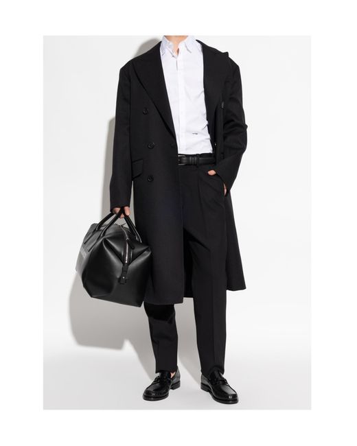 DSquared² Black Logo Plaque Tailored Trousers for men