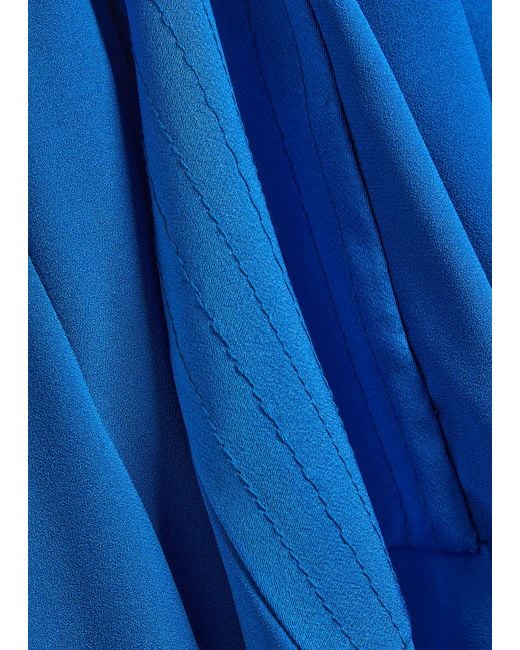 Joseph Blue Chiffon Long-Sleeve Top