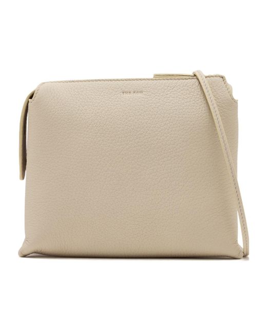 The Row Natural Zipper Shoulder Bag