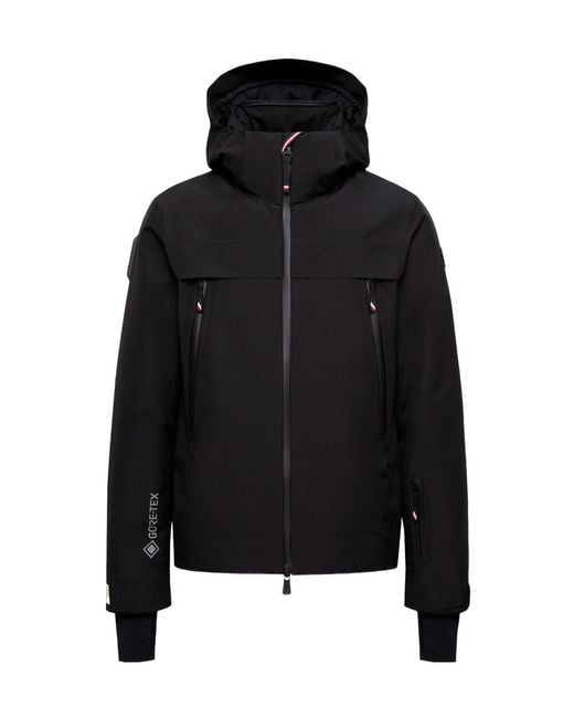Moncler Black Balmhorn Hooded Gore-Tex Down Ski Jacket for men