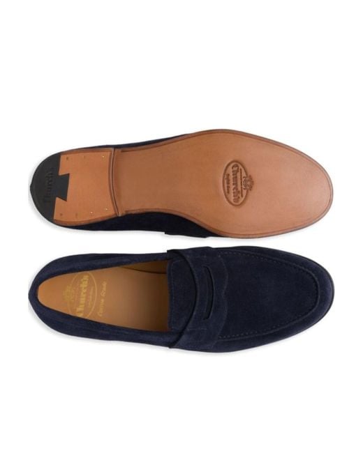 Church's Blue Heswall Slip-On Loafers for men