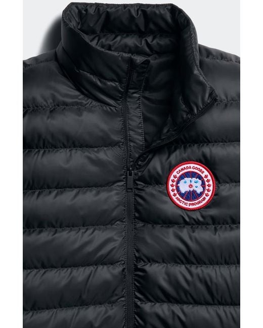 Canada Goose Black Stratus Quilted Gilet for men