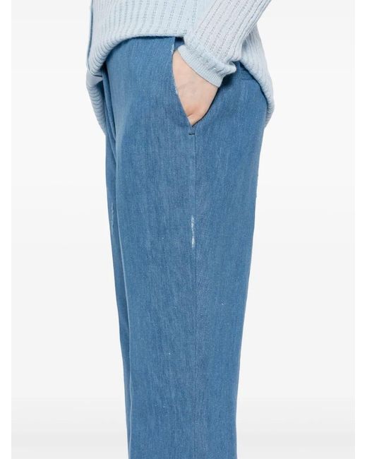 Gabriela Hearst Blue Marsh Trousers