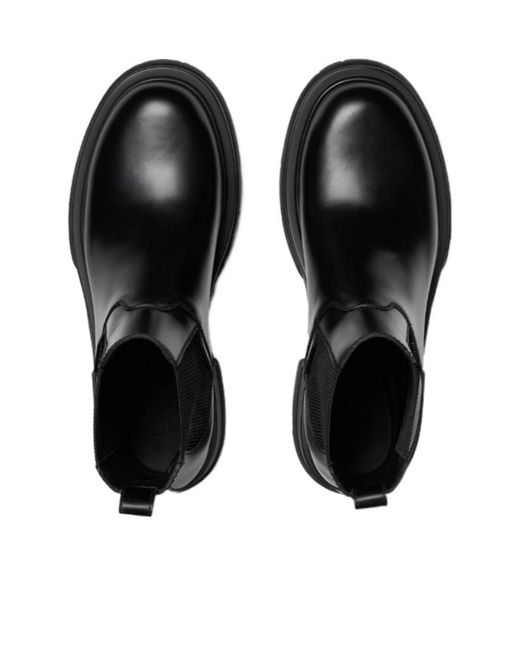 Gucci Black Ankle Boot With Tonal Logo, Size 39 It for men