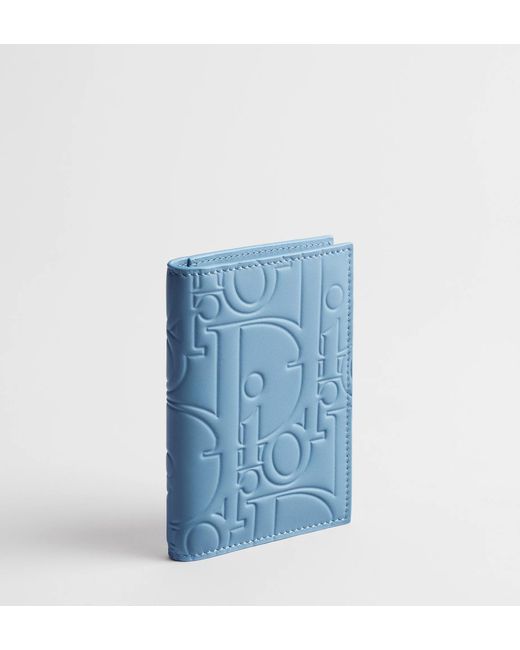 Dior Blue Bifold Card Holder for men
