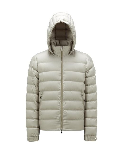 Moncler Gray Arneb Zip-Up Padded Jacket for men