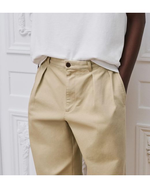 Dior Natural Pleated Chinos for men