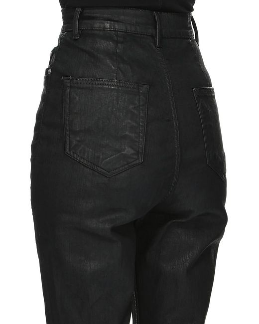 Rick Owens Black Belt Loop Jeans