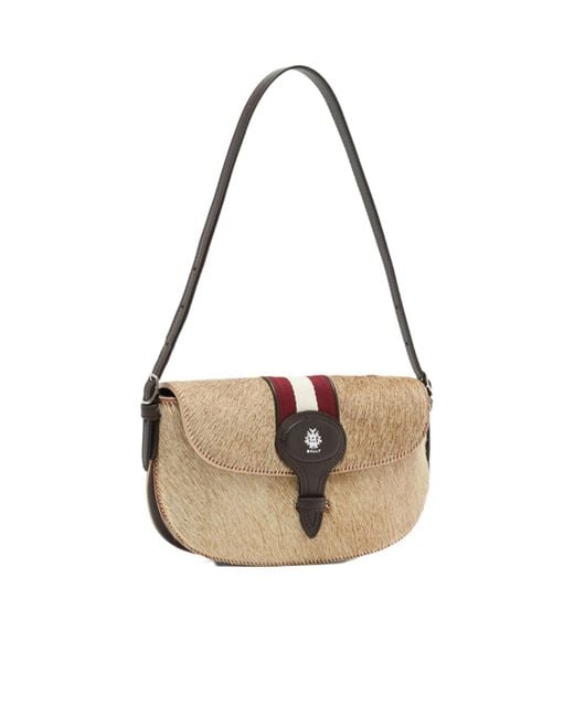 Bally Metallic Small Flap Shoulder Bag