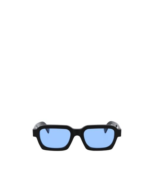 Retrosuperfuture Blue Caro Rectangular Frame Sunglasses for men