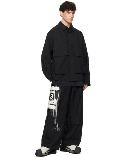Y-3 White Gendo Superstar Lace-Up Sneakers for men