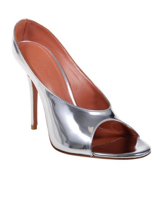 AMINA MUADDI Blue Anok Slipper High-Heeled Sandals