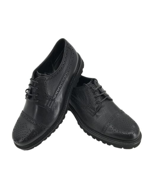 Emporio Armani Black Logo Business Casual Shoes for men