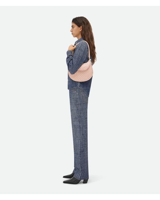 Bottega Veneta Pink Gemelli Small Shoulder Bag
