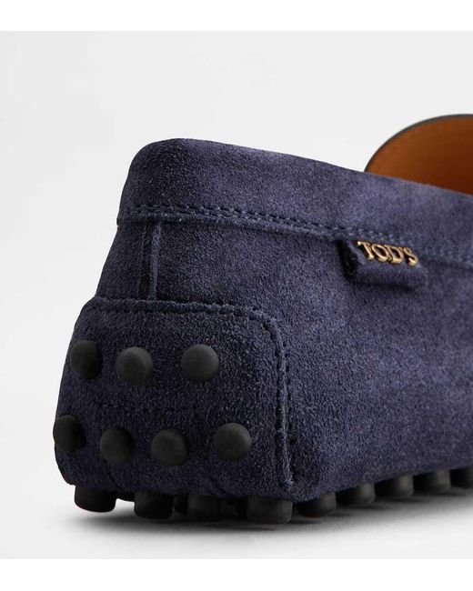 Tod's Blue Gommino Driving Loafers