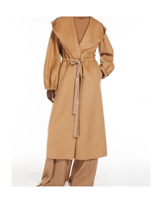 Max Mara Natural Natalin Belted Coat