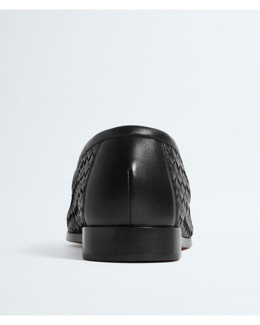 Bottega Veneta Black Silenzio Loafers for men