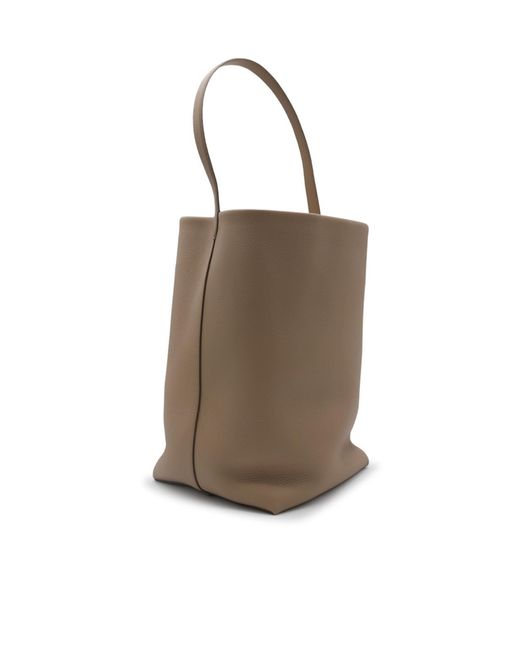 The Row Brown Large N/S Park Tote