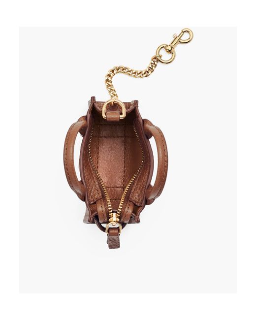 Marc Jacobs Brown The Nano Tote Bag Charm