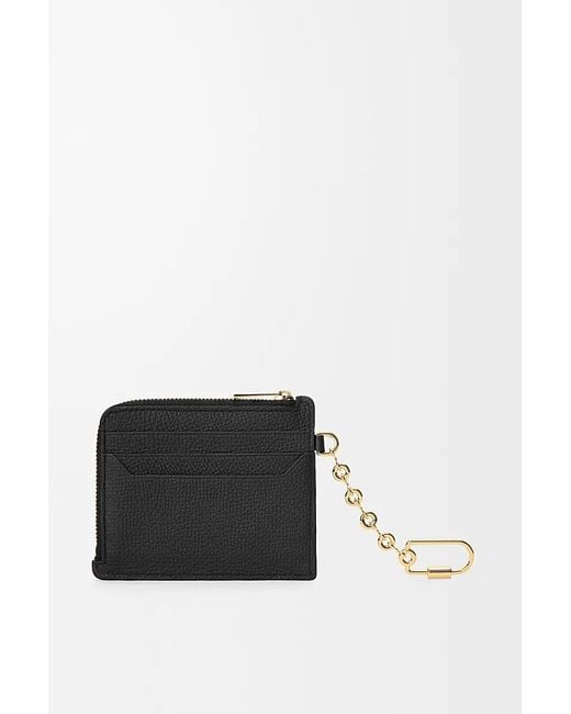 Loewe Black Anagram Square Coin Cardholder