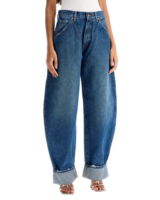 DARKPARK Blue Khris Wide-Leg Denim Jeans