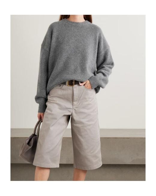 arch4 Gray Crew Neck Sweater