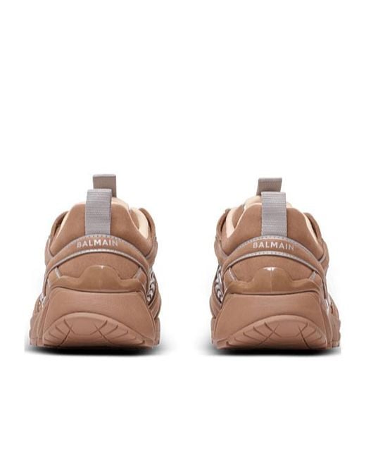 Balmain Brown Cosmic Dust Sneakers