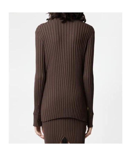 Tod's Brown Long-Sleeved Cardigan