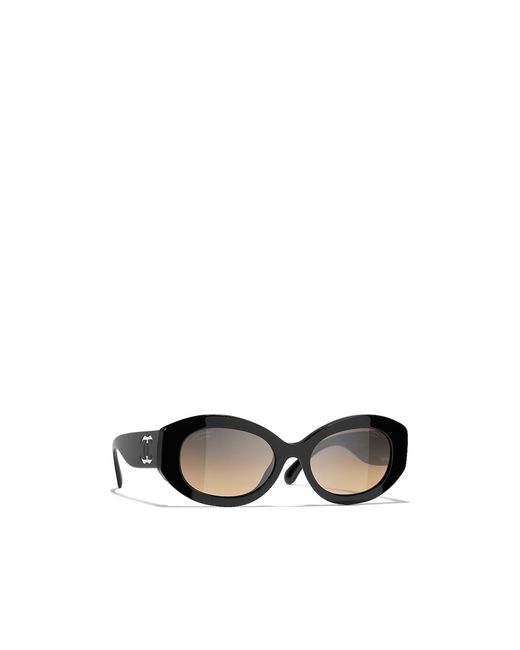 Chanel White Full Frame Sunglasses