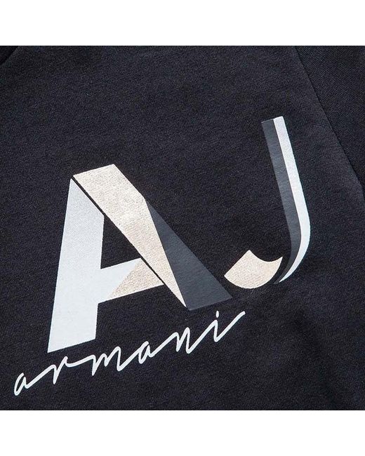Armani Jeans Blue Logo T-Shirt