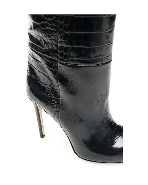 Paris Texas Black High-Heeled Over-The-Knee Boots