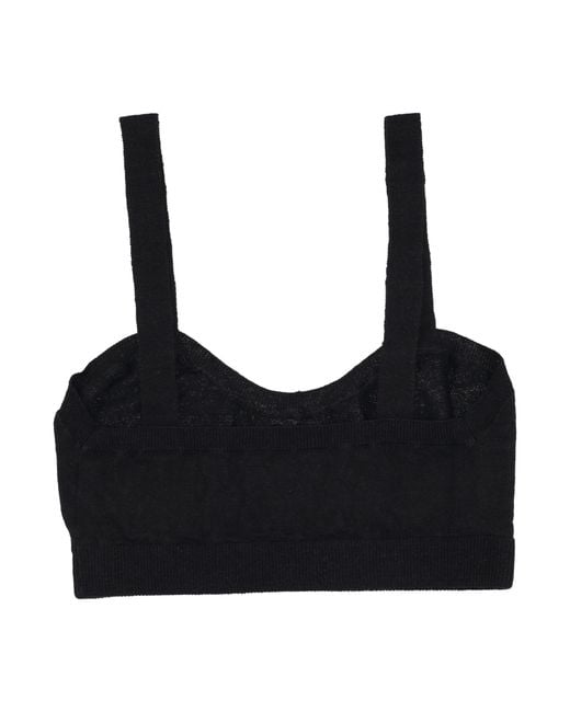 P.A.R.O.S.H. Black Babystretch Bralette