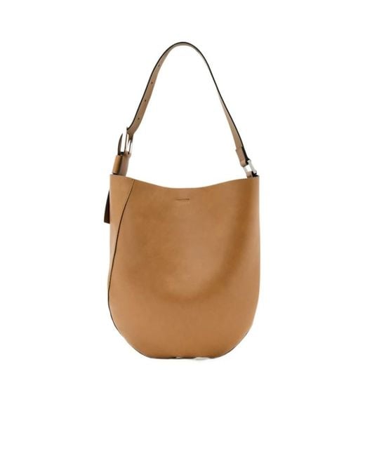 AllSaints Brown Luna Shoulder Bag