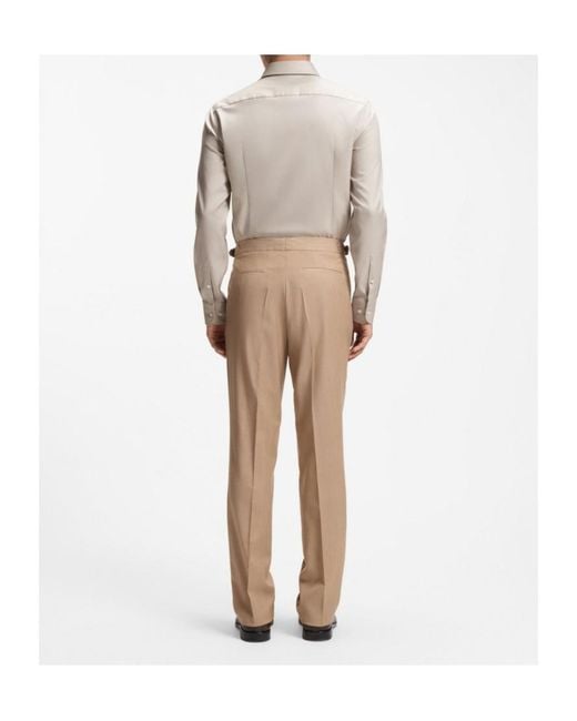 Boss White Long-Sleeved Shirt for men