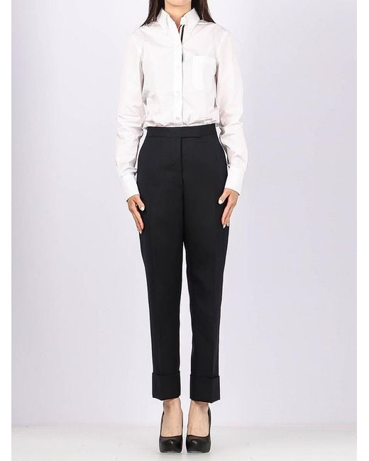 Thom Browne Black Pocket Casual Pants