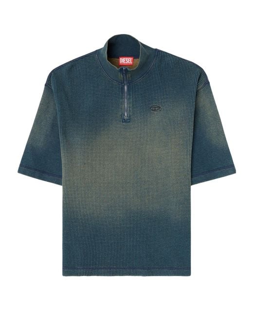 DIESEL Blue Wafycol-New Sweatshirt for men